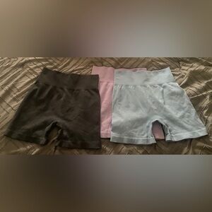 set of 3 workout shorts